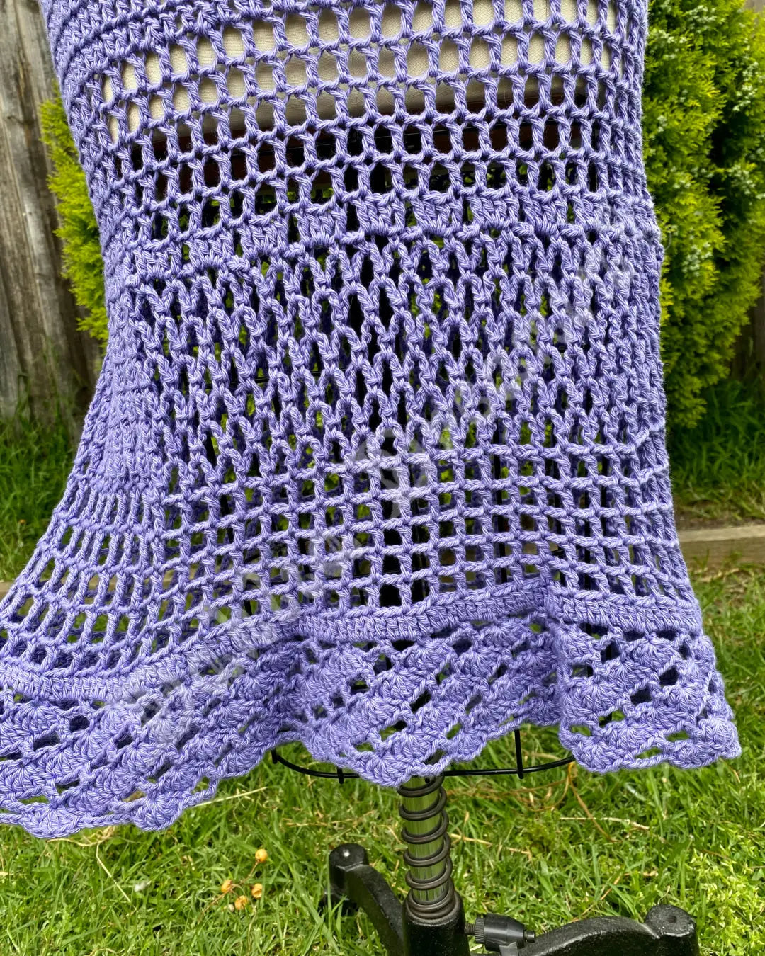 Cool Purple Dahlia Skirt