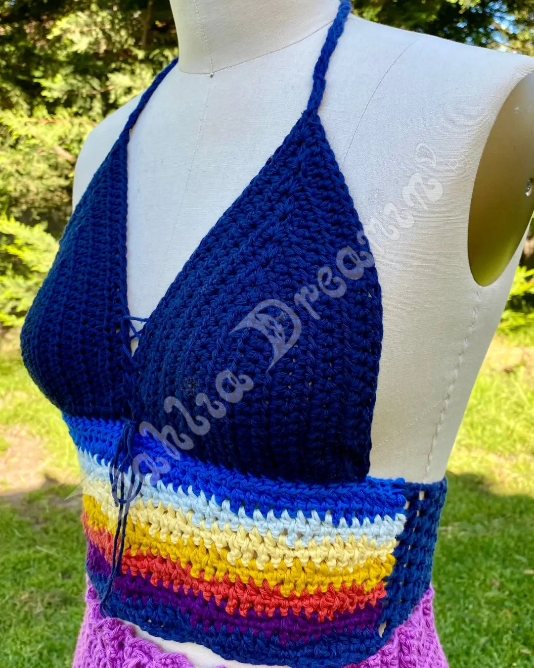 Life’s A Beach Halter Crochet Top