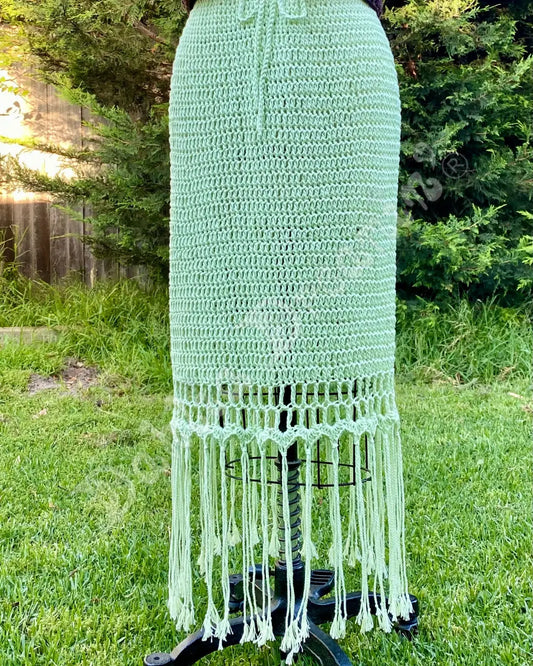 Light Green Dahlia Skirt