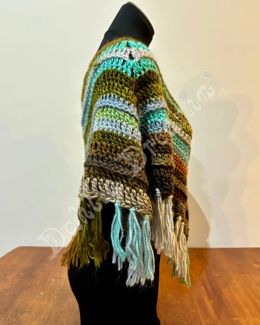 Mountain Peaks Poncho