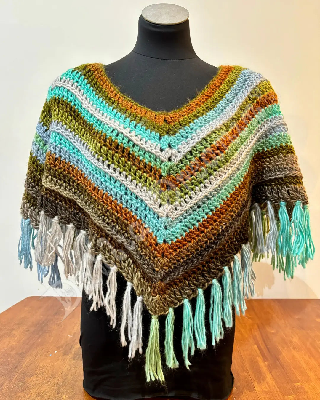 Mountain Peaks Poncho