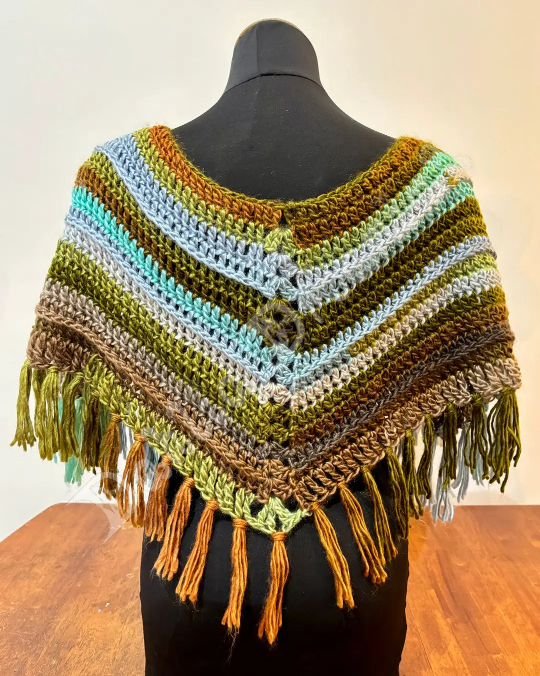 Mountain Peaks Poncho