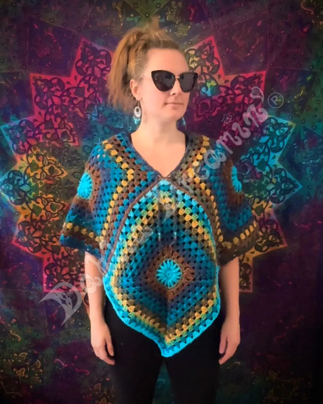 Nature Diamond Poncho