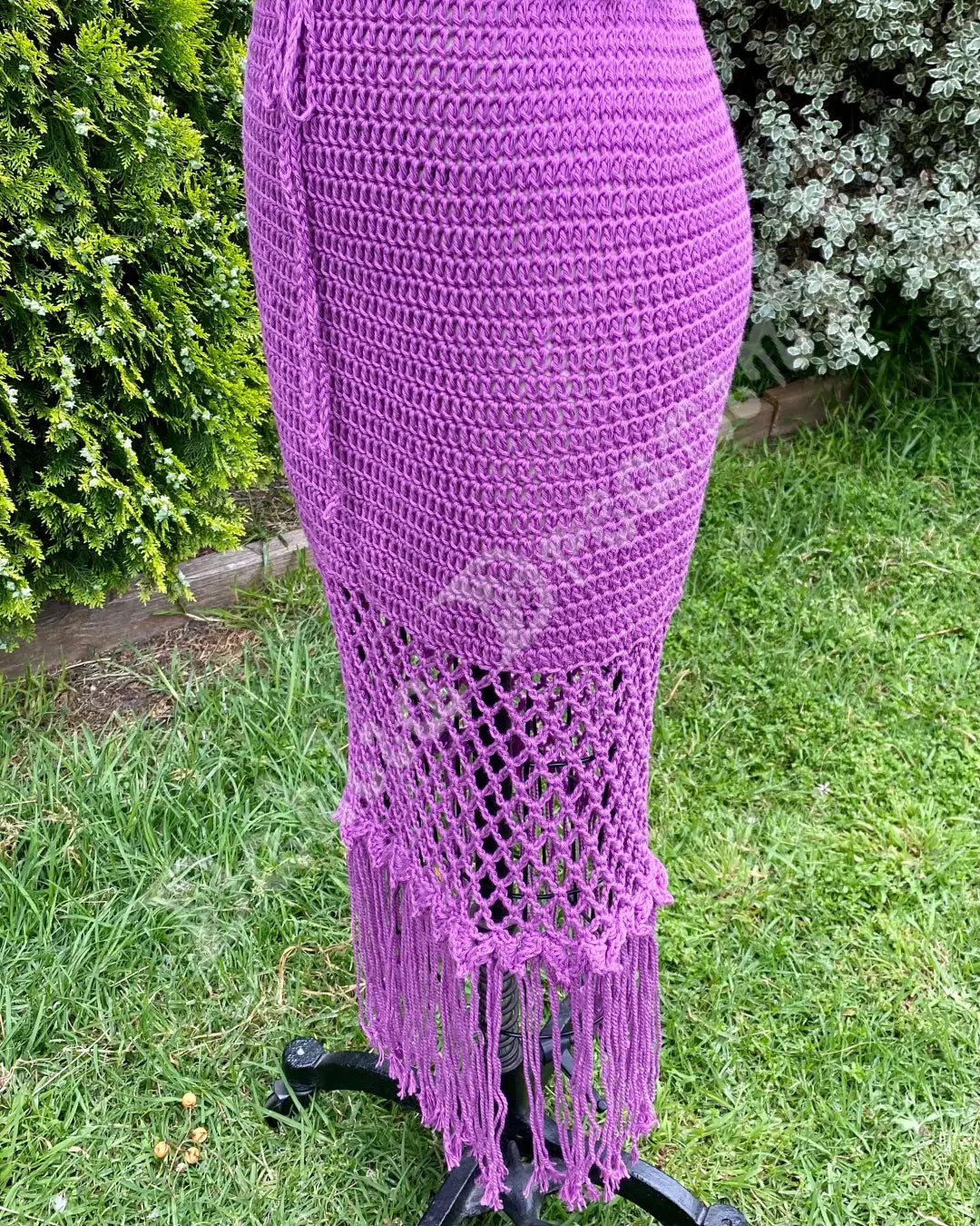 Purple Dahlia Long Skirt