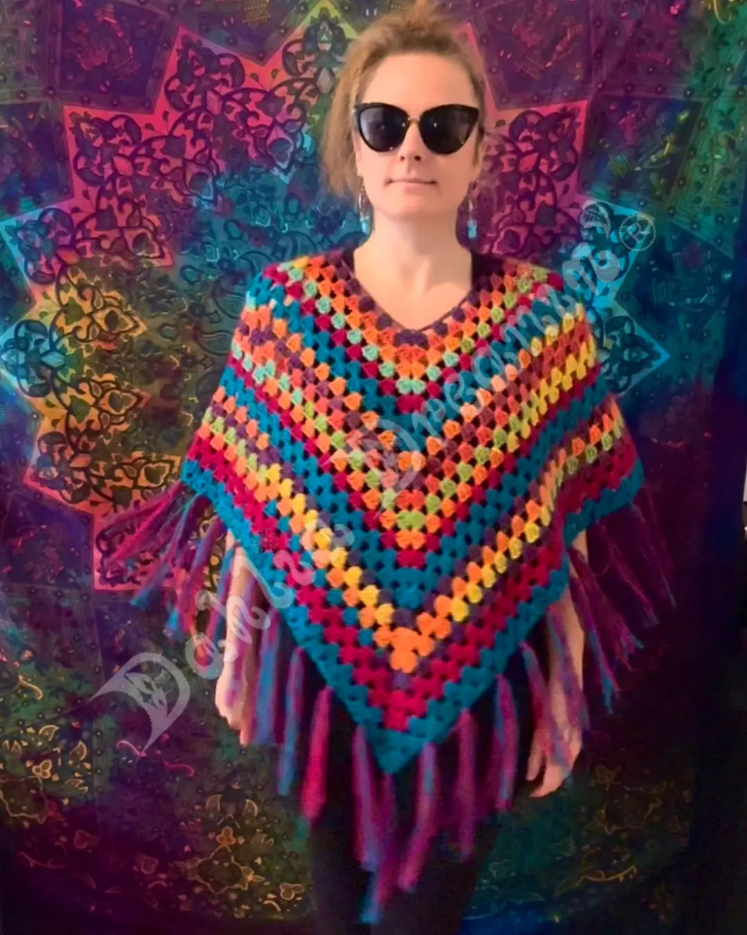 Technicolor Poncho