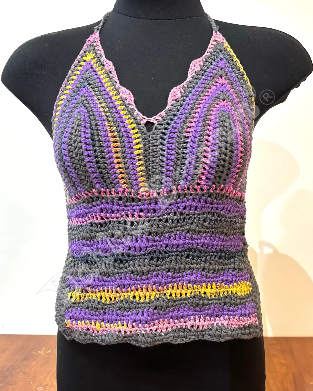 Wavy Dusk Crochet Top