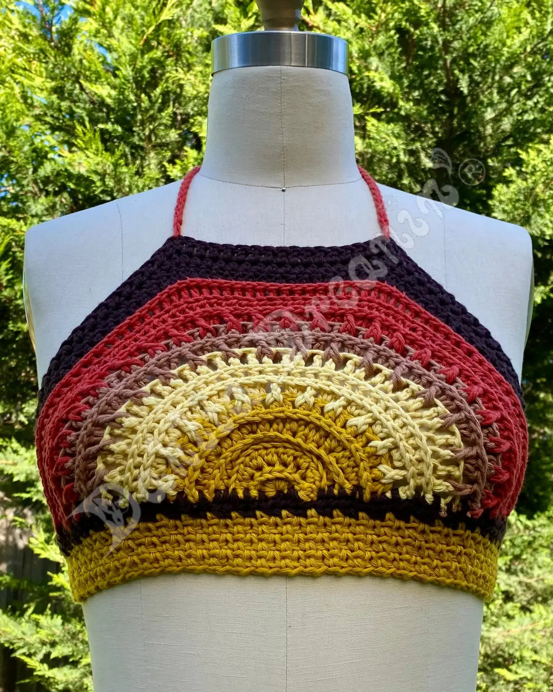 Wimmera Sunrise Halter Crochet Top