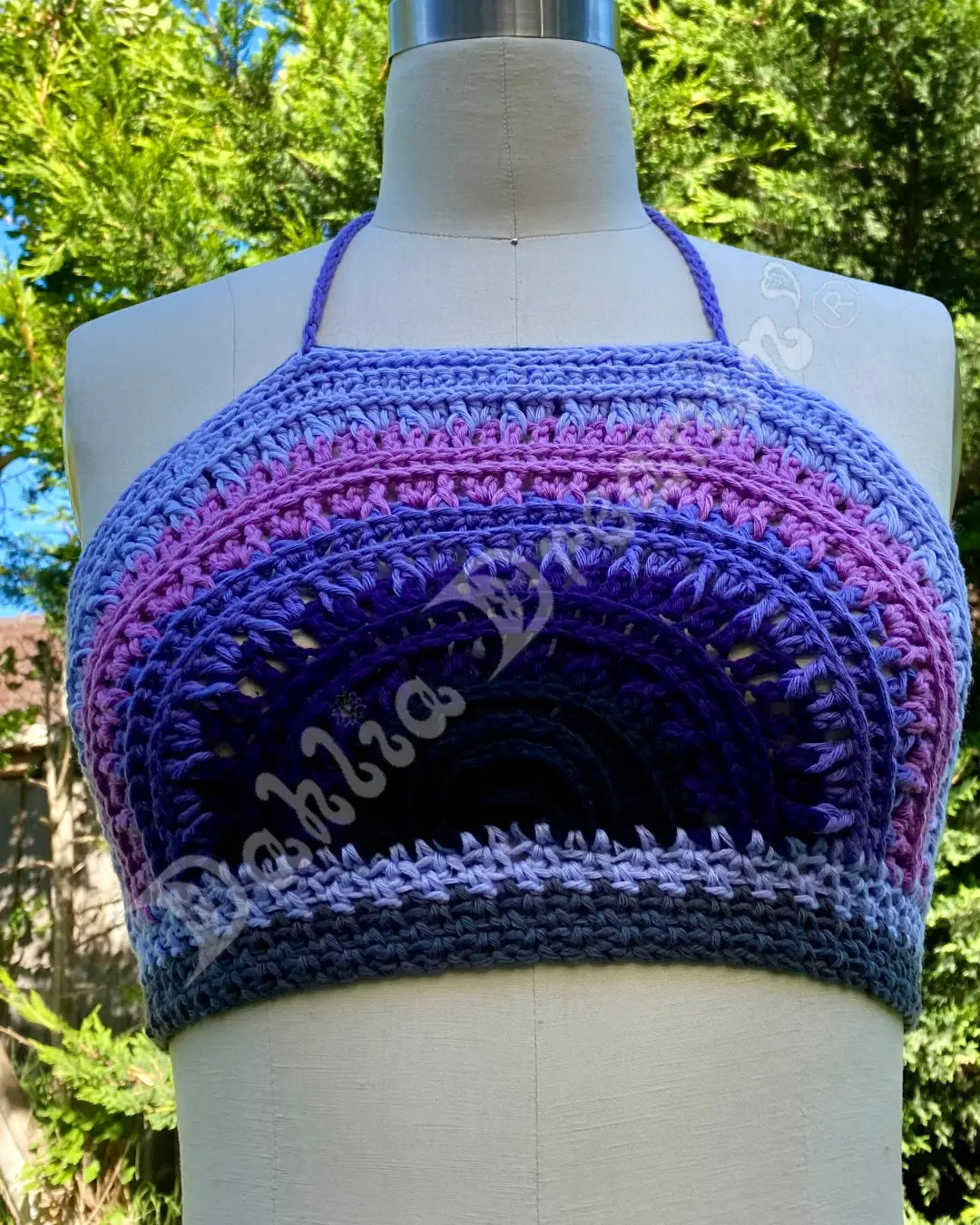 Wimmera Sunset Halter Crochet Top