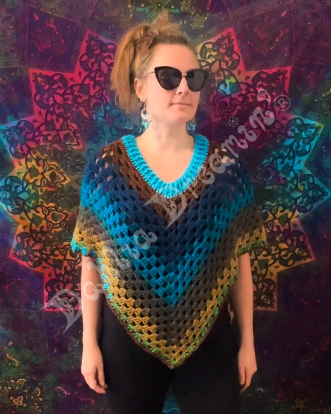 Woodland Sky Poncho