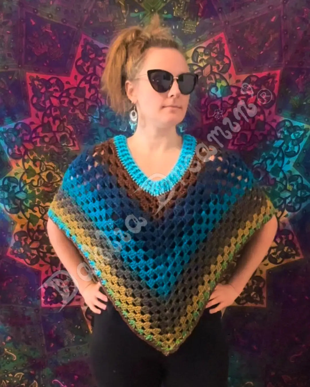 Woodland Sky Poncho